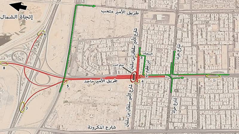 مرور جدة يعلن عن إغلاق طريق الأمير ماجد