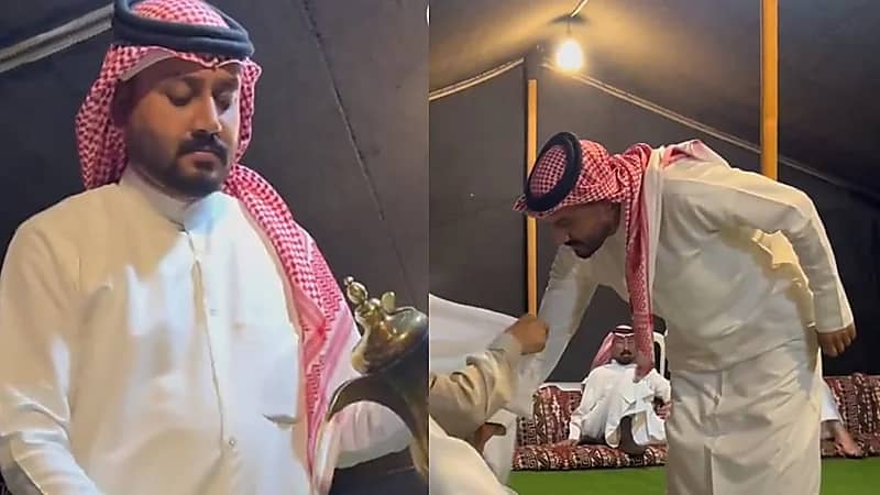 راشد: مقيم بنجلاديشي يتقن فن الضيافة السعودية في حائل.. فيديو
