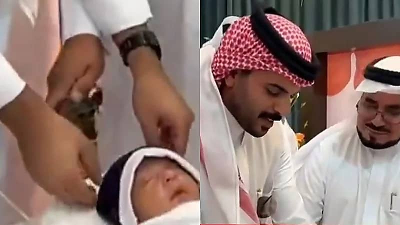 غازي الذيابي يقدم هدية لعمه بقيمة 40 ألف ريال بمناسبة قدوم مولود جديد للعائلة.. فيديو