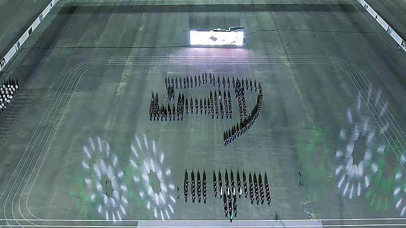 بالفيديو.. خريجات معهد التدريب النسوي يجسدن كلمة "أمن"