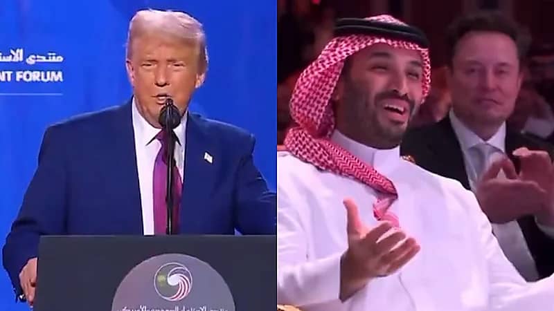 ترامب يشيد بجهود ولي العهد ويسأله: هل تنام ليلاً.. فيديو