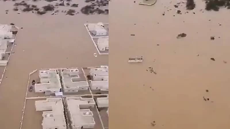 فيديو يرصد أثار إعصار "شاهين" في عمان