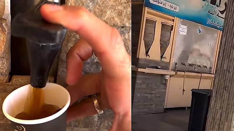 استراحة بها برادات ماء وقهوة مجانًا عمرها 30 عامًا بالزلفي .. فيديو