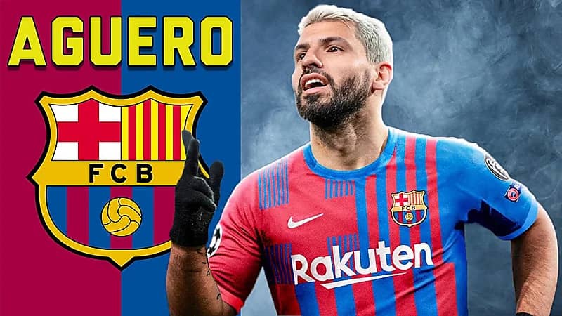 الكشف عن راتب ومدة عقد أجويرو مع برشلونة 