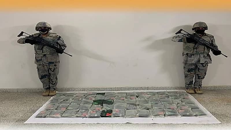 إحباط محاولات تهريب 66.4 كيلو جرامًا من مادة الحشيش المخدر في نجران