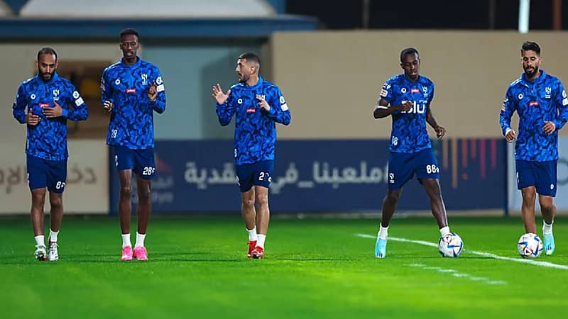 الهلال يستعد لودية نيوكاسل الإنجليزي