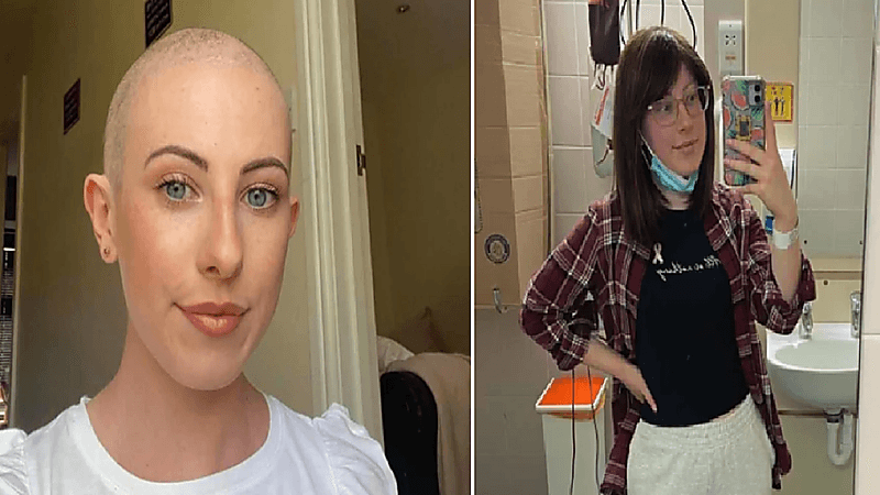 فتاة تكتشف إصابتها بورم سرطاني في الثدي عن طريق الصدفة