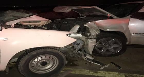 وفاة و 10 إصابات في حادث تصادم بمحافظة جده