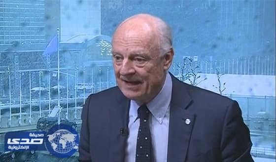 المبعوث الدولي لسوريا: وقف العنف في سوريا يساعد في محادثات جنيف