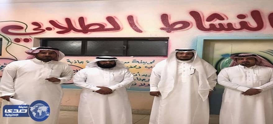 ‏مدير " تعليم الكبار بالرياض " يقوم بزيارة تفقدية لمدرسة ذو النورين بحي طويق