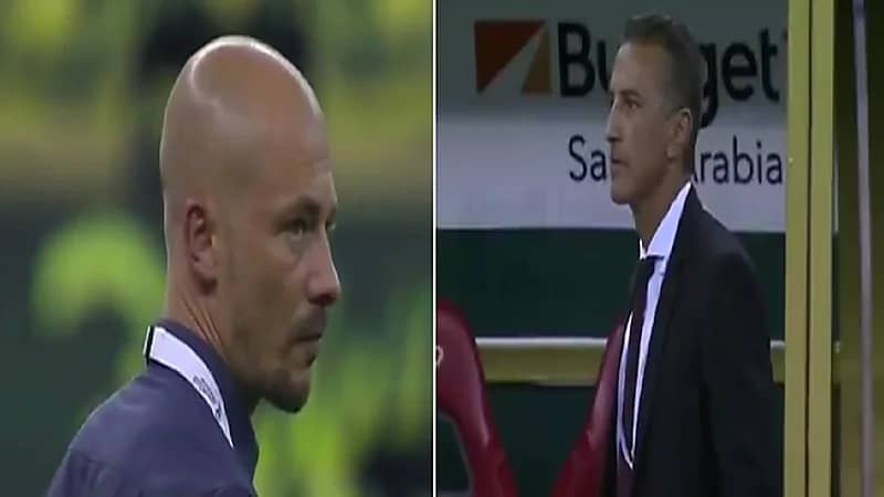 شاهد .. فرحة "شاموسكا" ورد فعل مدرب التعاون عقب فوز الفيصلي بكأس الملك