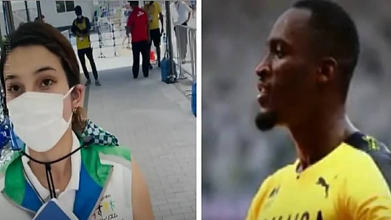 صاحب ذهبية يعيد مبلغا ماليا اقترضه من فتاة في أولمبياد طوكيو ويهديها قميص فريقه 