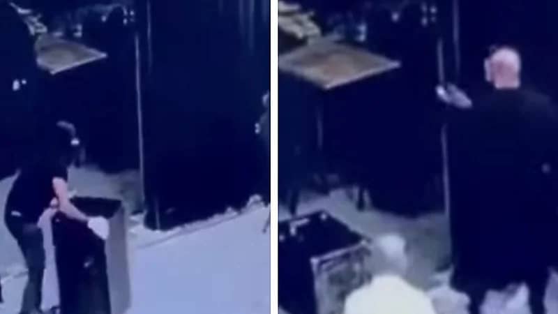 شاهد لصوص يقتحمون حفل زفاف لسرقة "نقوط" العرس