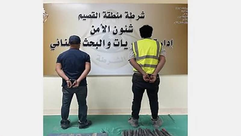 ضبط مقيمَيْن سرقا كابلات كهربائية من موقع تحت الإنشاء في بريدة