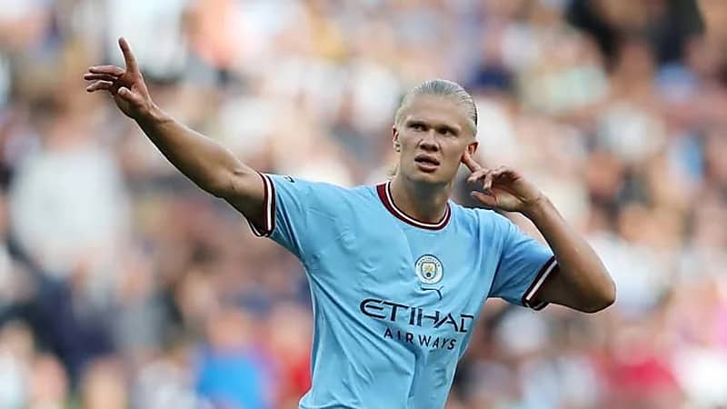 هالاند يحطم رقمًا جديدًا بالدوري الإنجليزي 