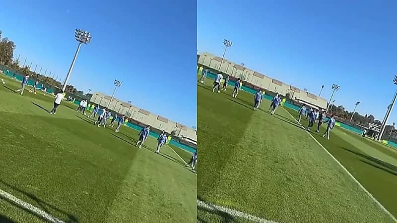 بالفيديو .. الهلال يؤدي أولى تدريباته في المغرب استعداداً للوداد