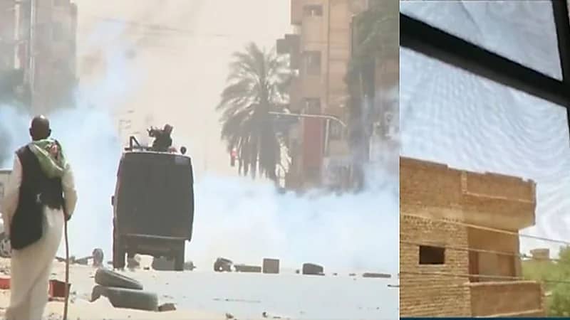 فيديو..مكتب قناة "الإخبارية" في الخرطوم يتعرض لإطلاق نار