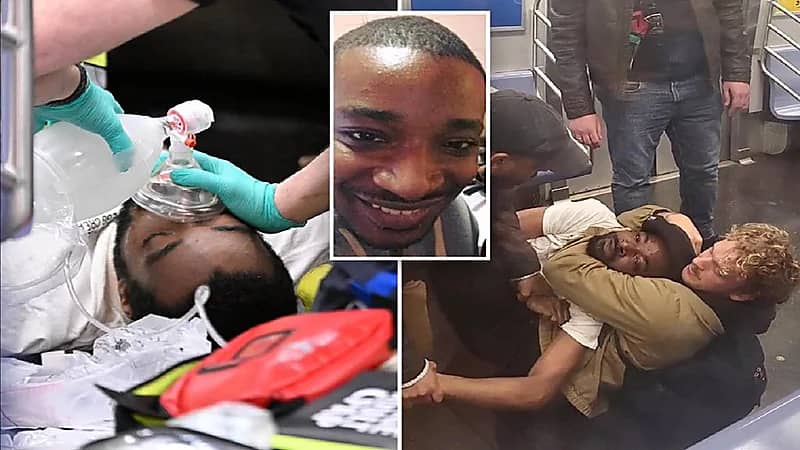 فيديو.. أمريكي أبيض يخنق مشرد أسود حتى الموت!