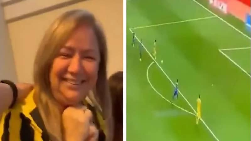 فرحة والد و والدة كوروناد لحظة تسجيل رومارينهو لهدف حسم الدوري ..فيديو