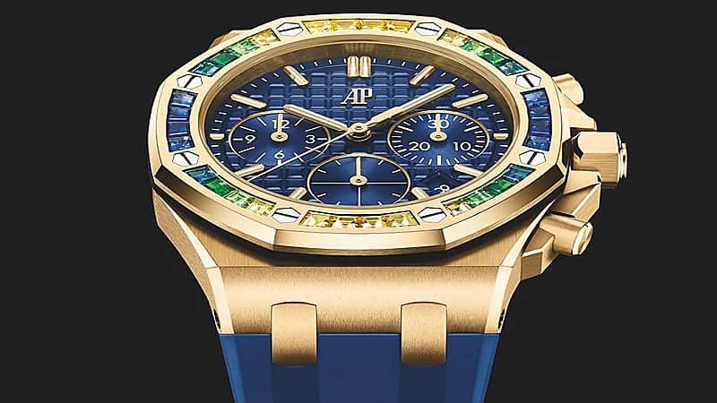 طرح ساعات مرصعة بالماس والذهب الوردي في الأسواق.. صور