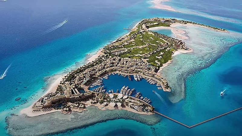 يضم 52 فيلا فاخرة .. بدء أعمال منتجع فورسيزونز في جزيرة ‎سندالة .. صور