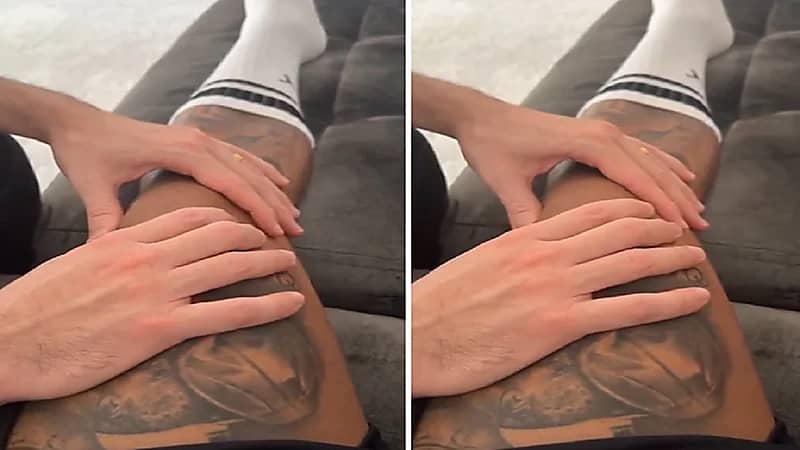 نيمار يبدأ عمليات التدليك حول موضع إصابته .. فيديو