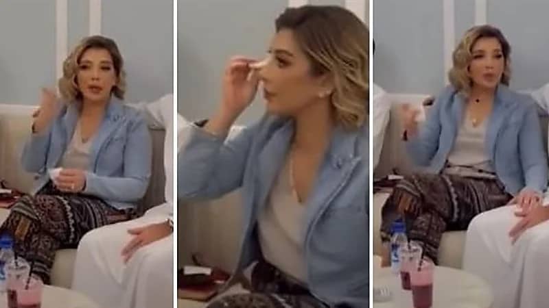 أصالة تبكي في كواليس حفل بموسم الرياض