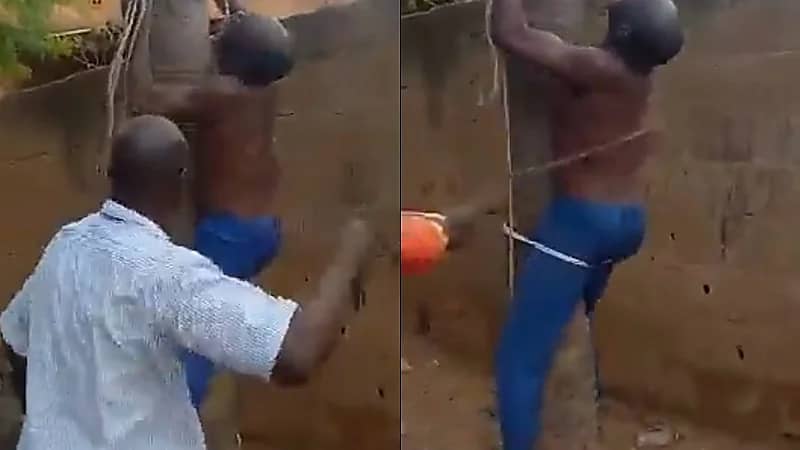 عقاب مروع لشيخ قبيلة سرق تبرعات الأهالي..فيديو