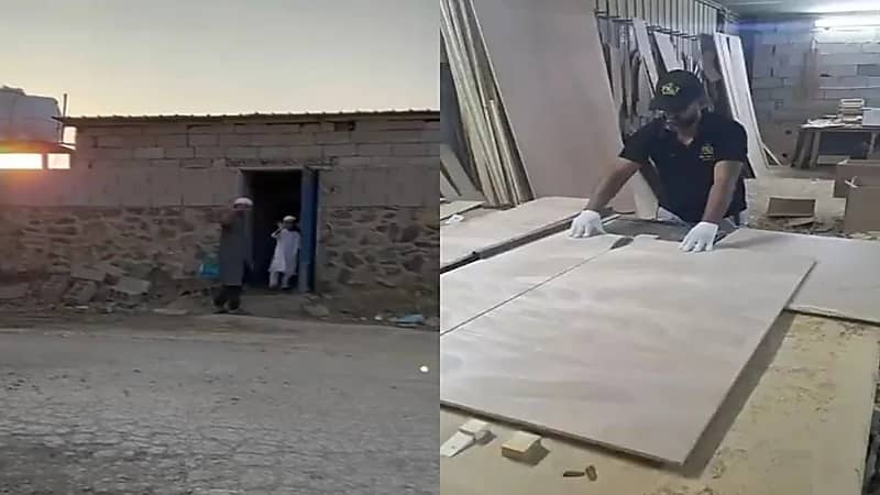 عائلة تفاجئ عاملهم بإحضار عائلته ليراهم بعد غياب طويل.. فيديو