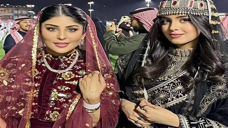 منار القحطاني وزارا البلوشي في كأس السعودية..صورة