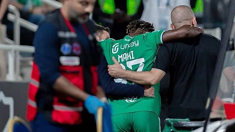 تفاصيل إصابة لاعب الأهلي ماكسيمان