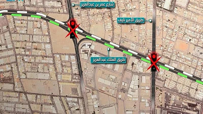 أمانة الشرقية تغلق جزئياً طريق الملك عبدالعزيز بالدمام لأعمال الصيانة
