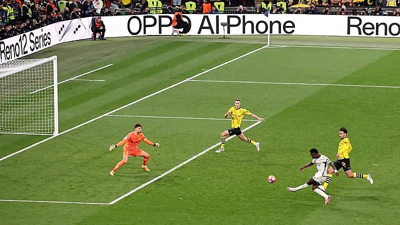 بيلينغهام يحتفل بهدف فينيسيوس قبل إحرازه.. فيديو