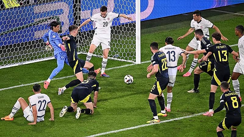 التعادل الإيجابي يحسم لقاء سويسرا واسكتلندا