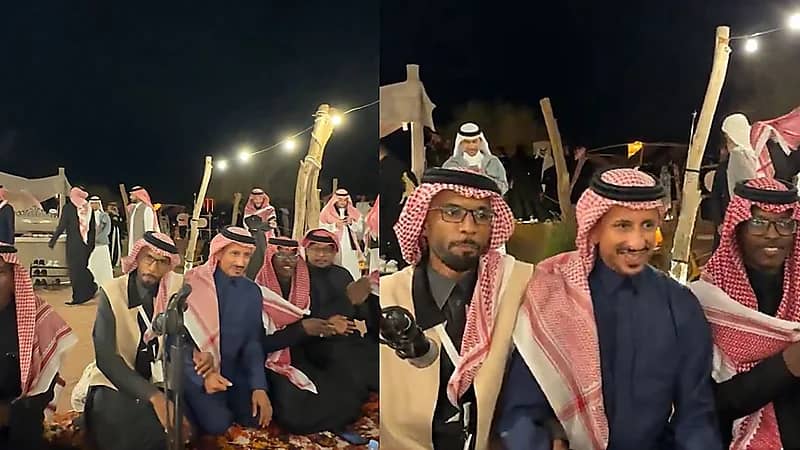 "قلب أبو سليمان وقادي" تجعل وزير السياحة يشارك سامري ⁧‫حائل‬⁩ .. فيديو