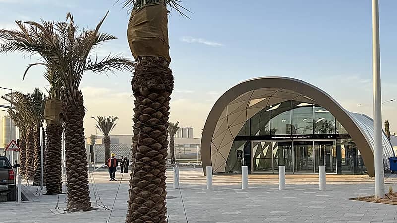 المحطة الصناعية الأولى بعد افتتاحها ضمن مشروع قطار الرياض.. صور