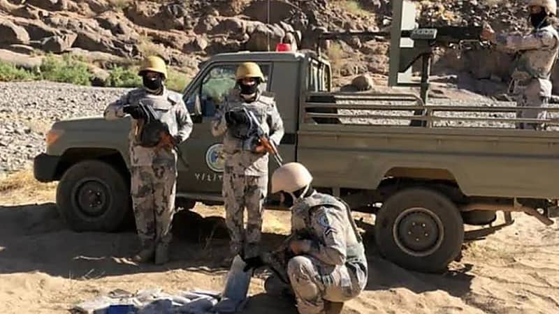 القبض على 9 مخالفين واحباط تهريب 195 كلجم من نبات القات المخدر