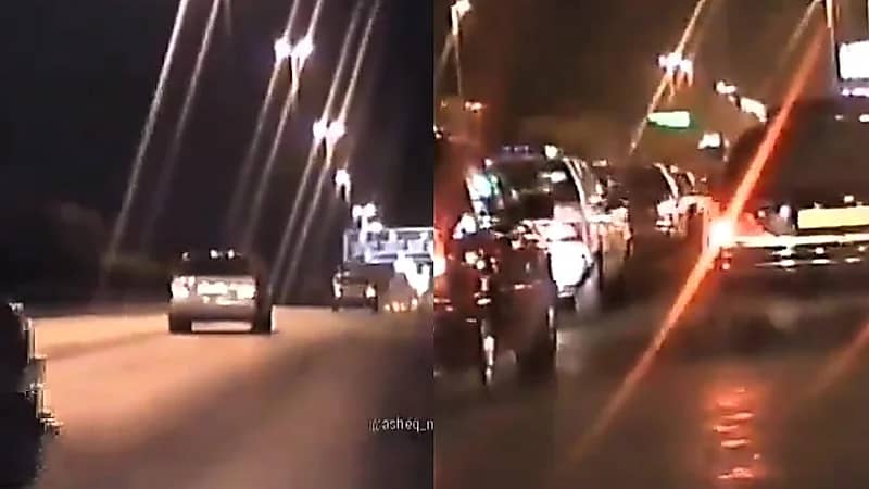 جولة خميس ليلية في شارع التخصصي عام 1998م .. فيديو