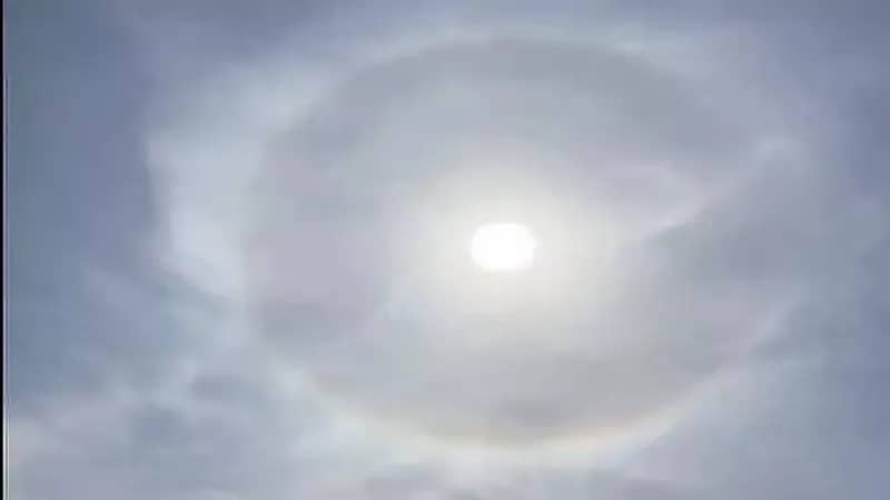 الزعاق يوضح ظاهرة السوار الشمسي .. فيديو