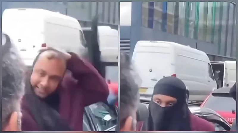 ضبط رجل متنكر بنقاب أثناء سرقة متجر بلندن.. فيديو