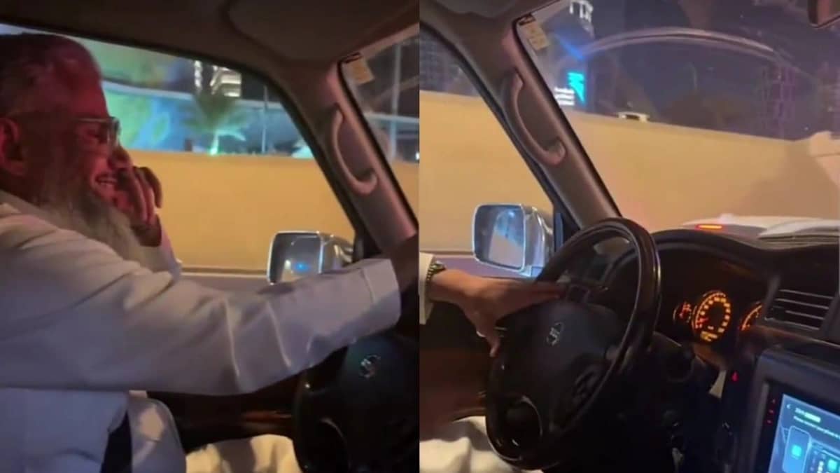 تجربة حميدان التركي قيادته للسيارات الحديثة.. فيديو