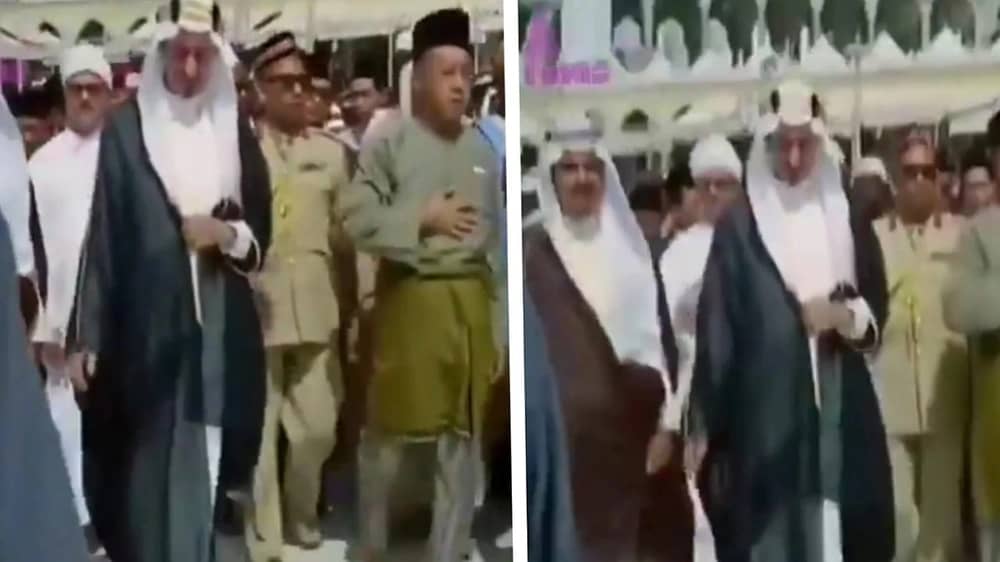 فيديو نادر للملك فيصل برفقة الشيخ عبدالله الصباح في الحرم المكي قبل 60 عامًا .. فيديو
