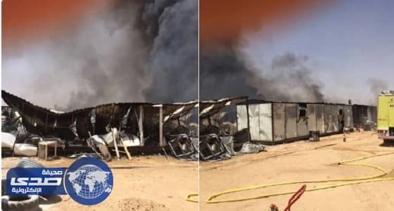 مدني الدرعية يخمد حريقا في برتبلات بالعمارية