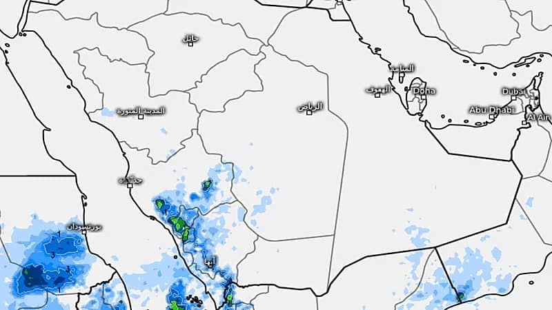 "المسند": استمرار هطول الأمطار الصيفية على مكة