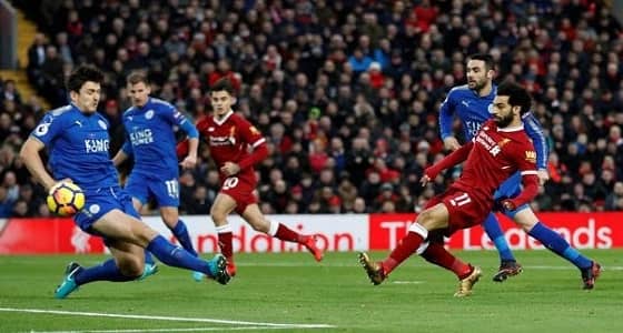 ليفربول يفوز بثنائية على ليستر سيتي في الدوري الإنجليزي
