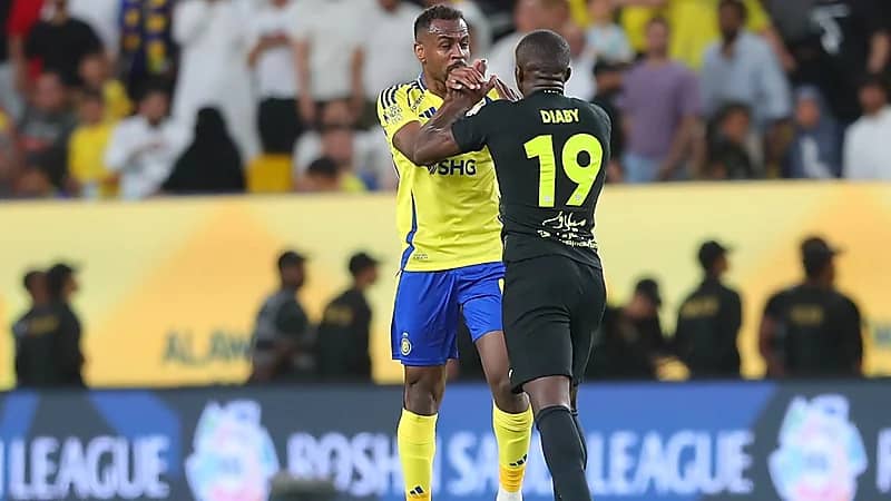 مدة إيقاف ديابي بعد طرده ضد النصر