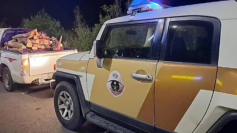 ضبط مواطن بحوزته حطب محلي معروض للبيع في الجموم