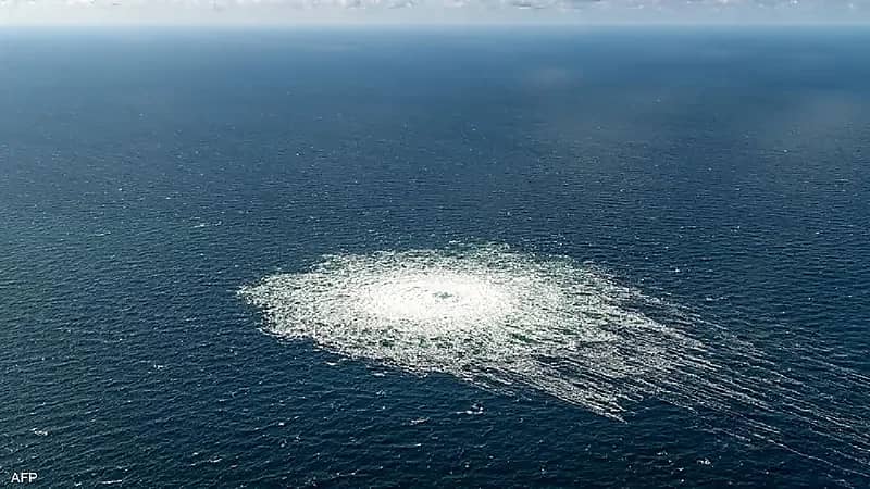 تطور جديد بشأن تسرب الغاز من خطي نورد ستريم