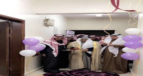 بالصور..وكيل محافظ طريف يفتتح القسم النسائي للجنة التنمية الاجتماعية