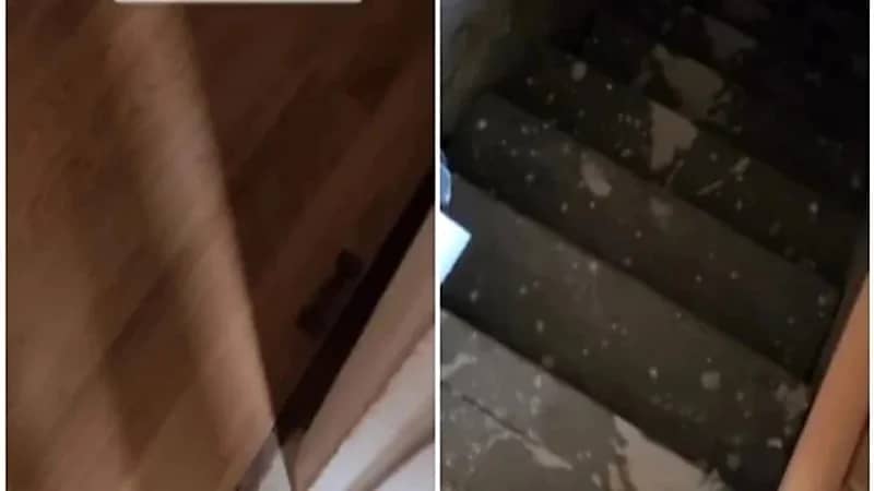 رعب يجتاح زوجين بعد العثور على غرفة سرية أسفل منزلهما